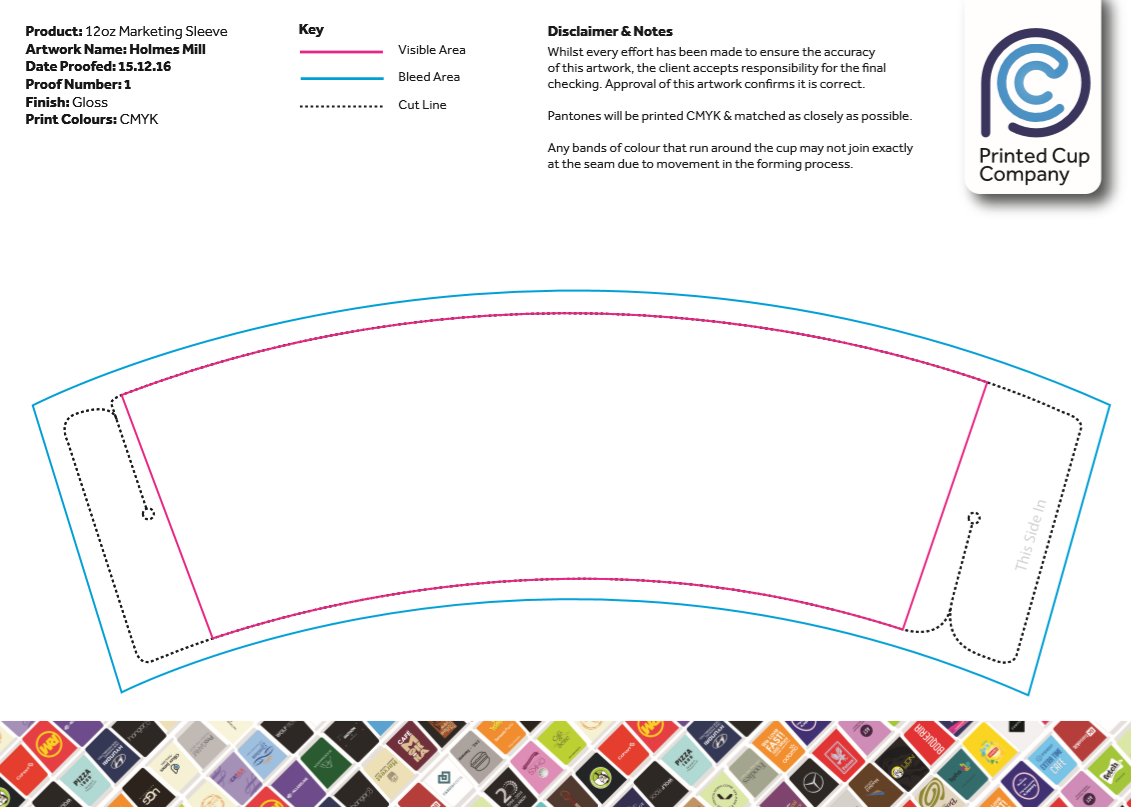 Printable Cut Out Cup Sleeve Template Printable Templates