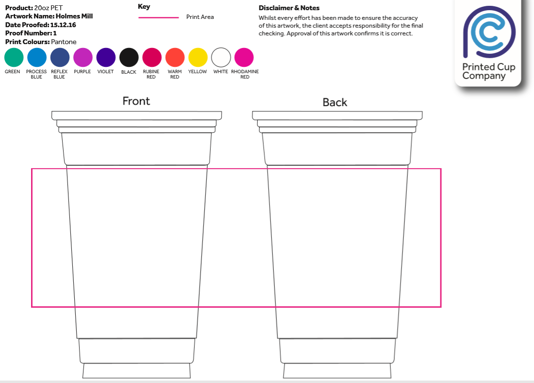Design Templates Printed Cup Company